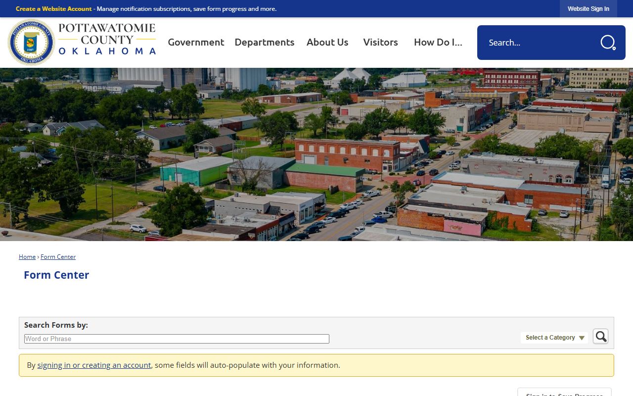 Pottawatomie County inmate records request form